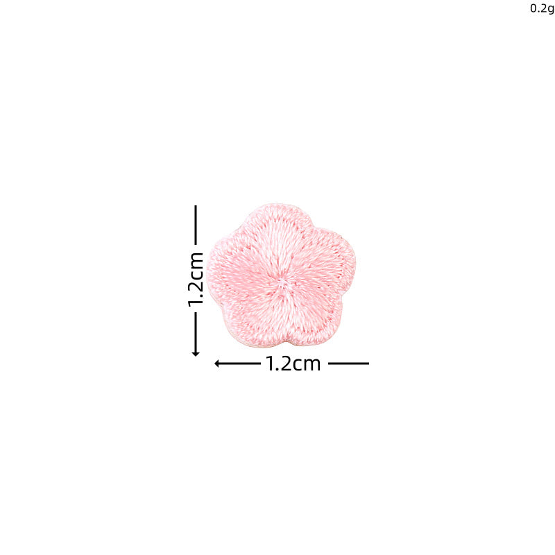 Wholesale Cute cartoon iron-on flower cherry embroidery patch